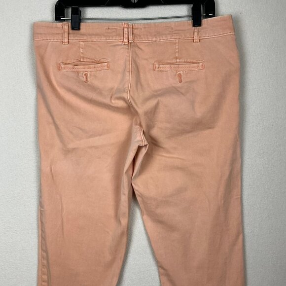 Pilcro&The Letterpress Anthropologie Hyphen Jean Pant Women 28 Peach Mauve Denim - Picture 8 of 16